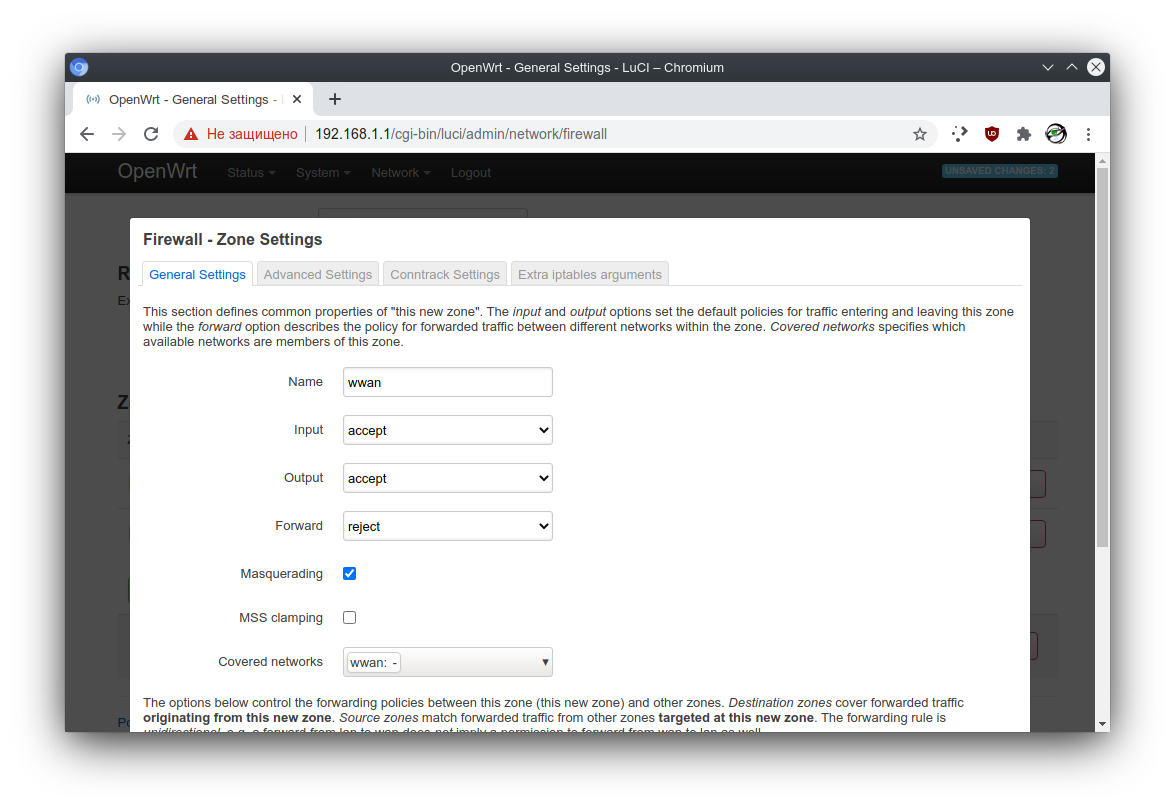 openwrt configuration