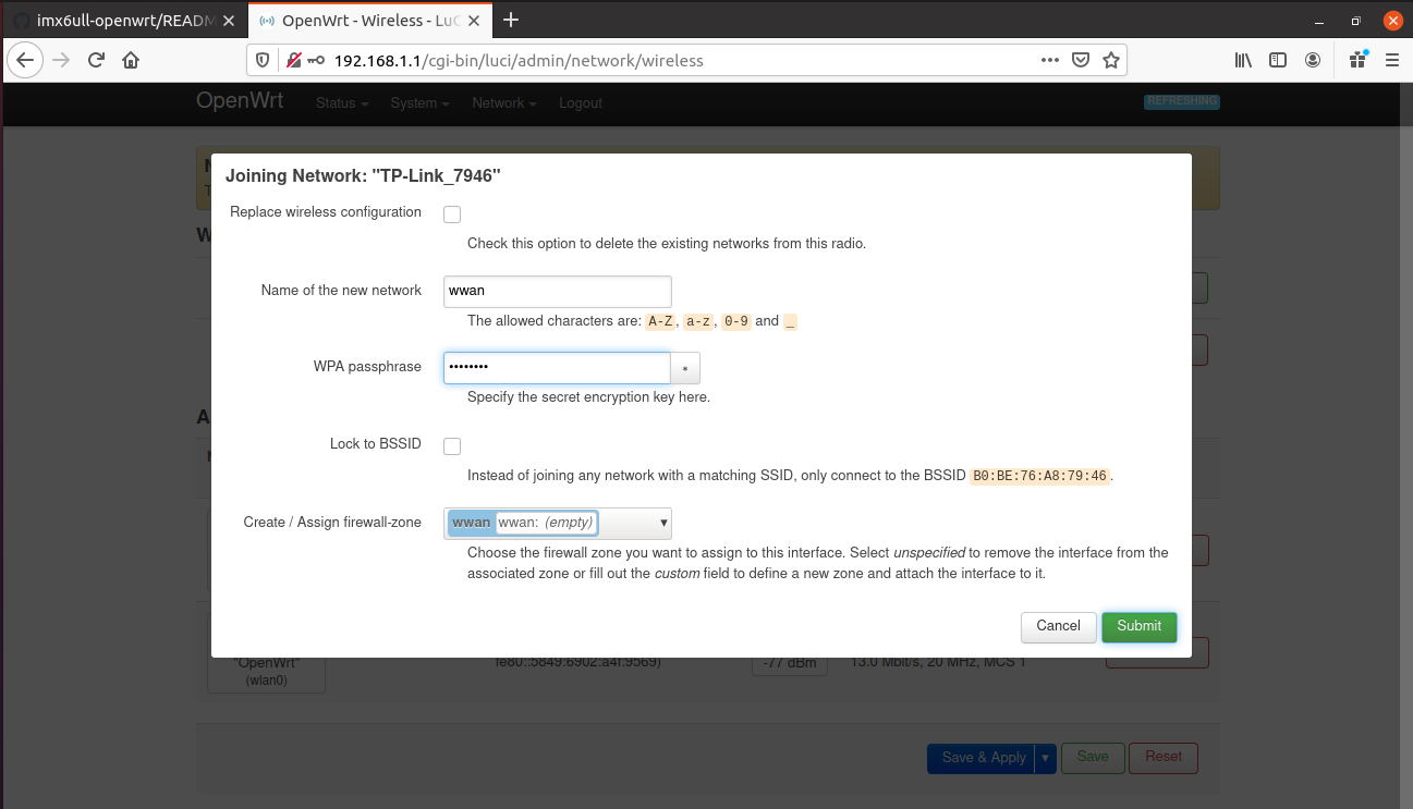 openwrt configuration