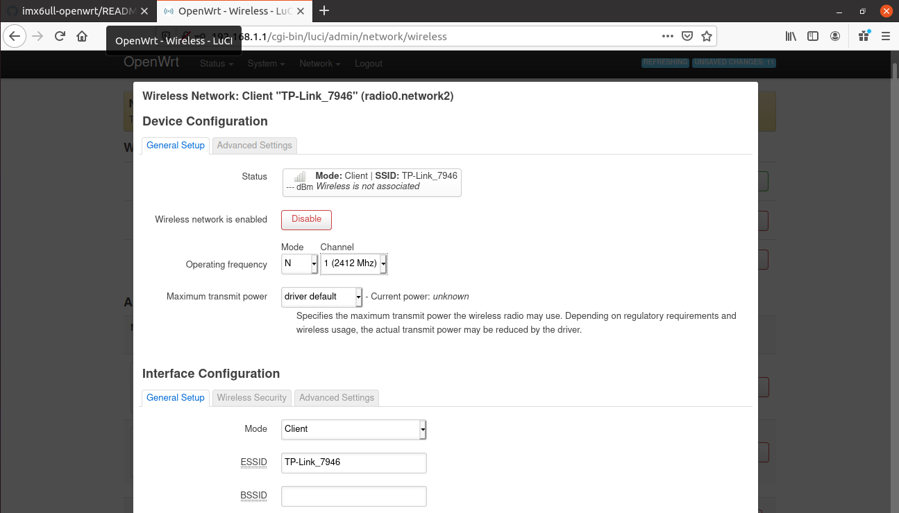 openwrt configuration