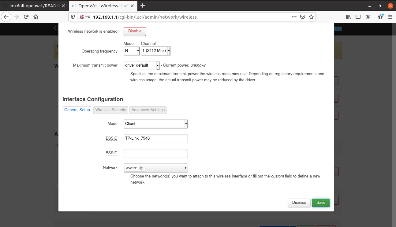 openwrt configuration